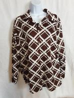 Originele jaren 70 blouse. puntkraag Mt XL., Gedragen, Ophalen of Verzenden, Kleding, Maat 46/48 (XL) of groter