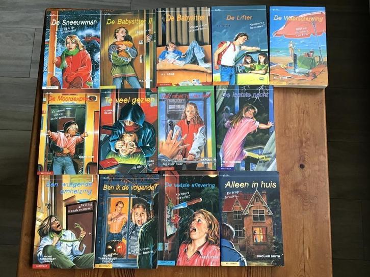 13 Kluitman thrillers oa.R.L.Stine, Boeken, Kinderboeken | Jeugd | onder 10 jaar, Zo goed als nieuw, Fictie algemeen, Ophalen of Verzenden