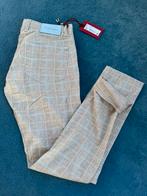 NIEUW Sartoria Tramarossa Jeans/Chino W36/L35 Beige ruit, Verzenden, Nieuw, Maat 56/58 (XL), Beige