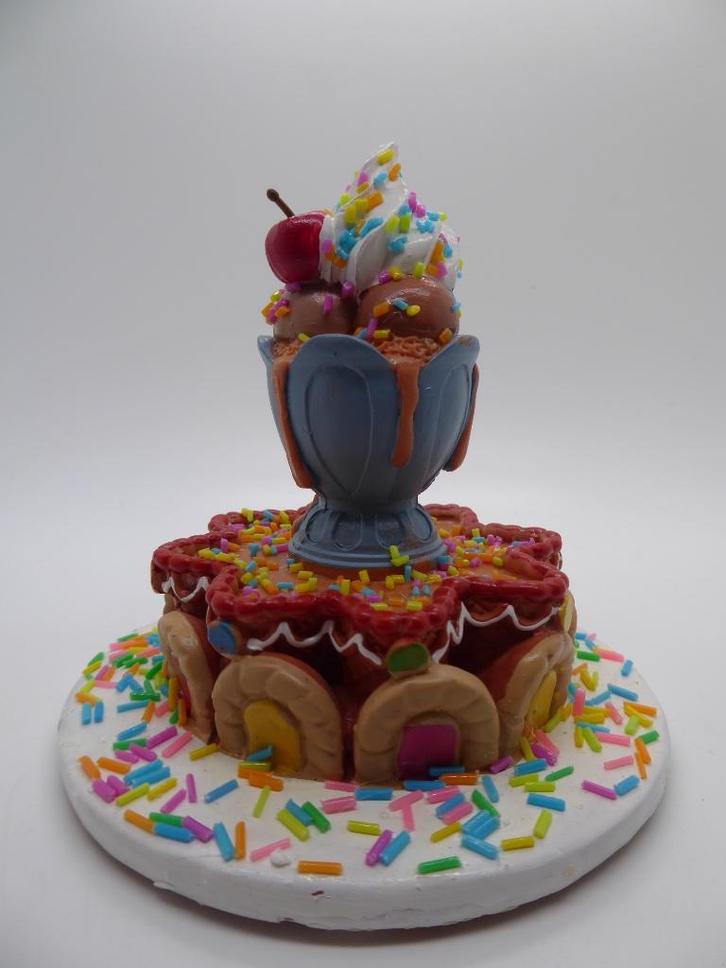 Lemax Item -  Sundae fontein, Diversen, Kerst, Nieuw, Ophalen of Verzenden