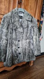 Echte Konijnenbont jas mt 44, Kleding | Dames, Jassen | Winter, Ophalen of Verzenden, Zo goed als nieuw, Maat 42/44 (L), Grijs