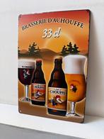 La Chouffe Reclamebord 30 bij 20 metaal, Ophalen of Verzenden, Zo goed als nieuw, Reclamebord, Plaat of Schild, La Trappe