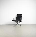 1x Vitra Eames Ea216 Zwart Leer Aluminium, Niet ingevuld, Minder dan 75 cm, Niet ingevuld, Ophalen of Verzenden