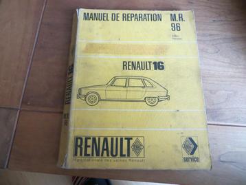 Dealer werkplaats handboek Reanault 16 1967