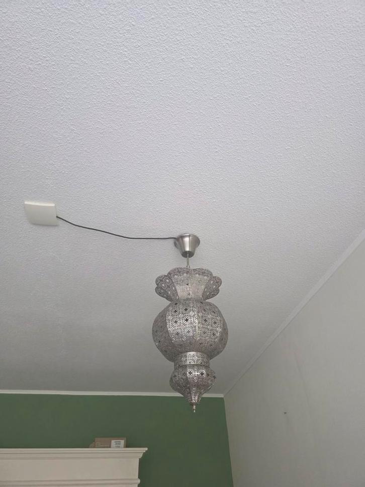 Marokkaanse Lamp - Marktplaats Aankoop, Huis en Inrichting, Lampen | Hanglampen, Zo goed als nieuw, 50 tot 75 cm, Metaal, Ophalen of Verzenden