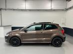 Volkswagen Polo 1.2 TSI Highline/Pano/Cruise/StoelVW/LedXeno, Voorwielaandrijving, Stof, Gebruikt, Zwart