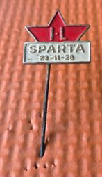 Voetbalspeldje Sparta 23-11-28, Ophalen of Verzenden, Gebruikt, Sport, Speldje of Pin