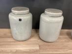 J Line grote vaas pot met deksel, Ophalen, Overige kleuren, ,, Aardewerk of Porselein