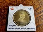 200 jaar Nederlandse kroon penning in munthouder jaar 2016, Postzegels en Munten, Munten | Nederland, Setje, Ophalen