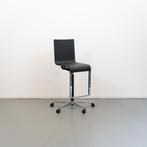 1x Vitra Maarten van Severen .04 Counter chair Zwart Chroom, Niet ingevuld, Zwart, Niet ingevuld, Zo goed als nieuw