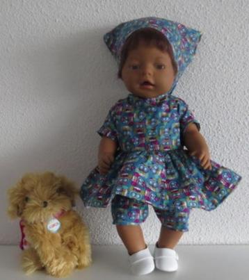 poppenkleertjes babypop born 43cm (hippejurk ) beschikbaar voor biedingen
