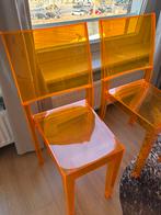 Kartell La Marie Stoel oranje, Ophalen of Verzenden, Zo goed als nieuw, 50 tot 75 cm, Minder dan 100 cm