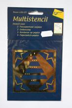 Multistencil Kerstboom, Hobby en Vrije tijd, Kaarten | Zelf maken, Verzenden, Nieuw, Kerst, Pons of Mal