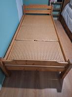 1 pers grenen bed met een logeermatras 2x opgeslapen 90b, Ophalen, Eenpersoons, Zo goed als nieuw, 200 cm