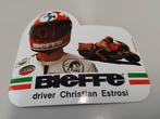CHRISTIAN ESTROSI BIEFFE STICKER, MOTORRACE, WEGRACE, Verzenden, Zo goed als nieuw, Motoren