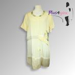 30391 Zgan Leuke gele jurk Made in Italy mt 50/52  G18, Made in Italy, Jurk, Geel, Ophalen of Verzenden