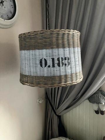 Rotan Lampekap 50 cm Landelijk beschikbaar voor biedingen