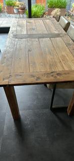 Teak eettafel, Huis en Inrichting, Tafels | Eettafels, Ophalen, Gebruikt, 100 tot 150 cm, Teakhout