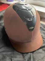 Paardrijcap bruin, Dieren en Toebehoren, Ophalen of Verzenden, Zo goed als nieuw, Dressuur, Cap