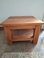 Teakhouten Salontafel - 60x60cm, Huis en Inrichting, Tafels | Salontafels, Ophalen