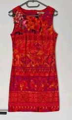 Desigual jurk met geborduurde bloemen, Ophalen of Verzenden, Gedragen, Boven de knie, Rood