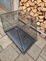 Auto bench met schuine kant middelgrote hond., Dieren en Toebehoren, Hondenhokken, Ophalen, Zo goed als nieuw, 75 tot 110 cm, Minder dan 65 cm
