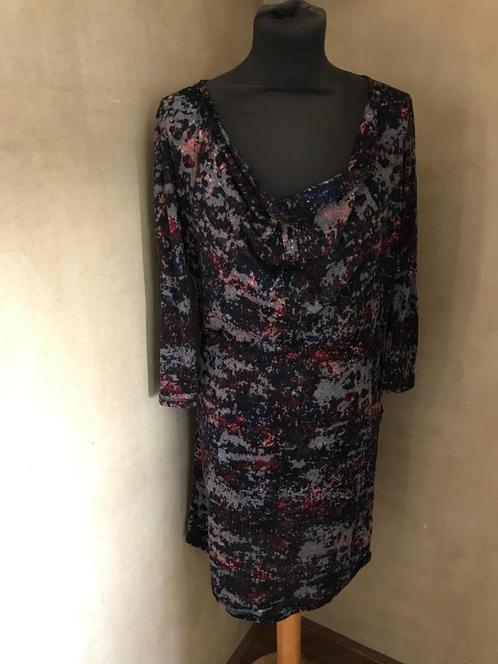 jurk vlekkenprint (Image), Kleding | Dames, Jurken, Gedragen, Maat 38/40 (M), Overige kleuren, Boven de knie, Ophalen of Verzenden