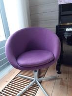 paarse Ikea stoel draaibaar, Huis en Inrichting, Stoelen, Ophalen, Overige kleuren, Zo goed als nieuw, Eén