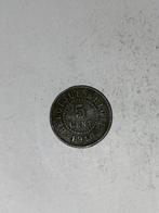 Munt België - 5 Centimes 1916, Postzegels en Munten, Munten | België, Overig, Losse munt, Verzenden