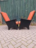 2 modernistische fauteuils, Ophalen