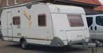 Knaus Sudwind 500 , stapelbed (250cm breed), Caravans en Kamperen, Caravans, Rondzit, Frans bed, Mover, Particulier