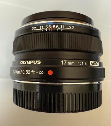 Olympus M.Zuiko Digital 17mm f/1.8 objectief Zwart ZGAN beschikbaar voor biedingen