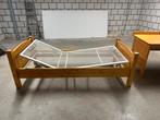 1 persoons bed 2 m X 90 cm, Ophalen, Gebruikt, 90 cm, Eenpersoons