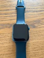Apple Watch Series 7 - 45mm - Blue Aluminium Case -, Hartslag, Blauw, Gebruikt, Ophalen of Verzenden