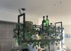 Hanglamp zwart, Huis en Inrichting, Lampen | Hanglampen, Ophalen, Stoer en modern, Zo goed als nieuw, Metaal