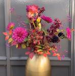 Zijden Boeket in Gouden Vaas, Ophalen, Nieuw