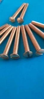 10-25 Messing LENSKOP BOUT tot (m8)x 60 mm lang, 50 tot 100 mm, N, N, Nieuw