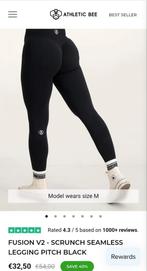 Fusion V2 - Scrunch Naadloze Legging Zwart, Verzenden, Zo goed als nieuw, Zwart, Fitness of Aerobics