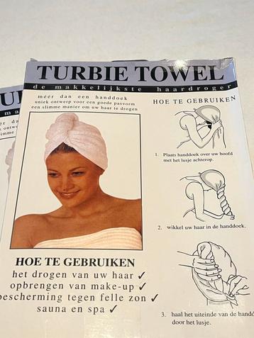 Turbie Towel Haardroger - Nieuw x3 beschikbaar voor biedingen
