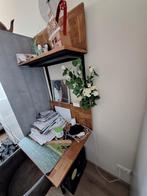 Computer meubel tegen muur, Huis en Inrichting, Kasten | Wandmeubels, Ophalen, Zo goed als nieuw, Minder dan 150 cm, Minder dan 100 cm