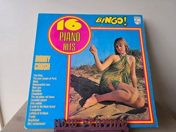 Bobby crush - 16 piano hits  beschikbaar voor biedingen