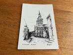 C1187) Maastricht  Servaaskerk illustrator A Schiffeleers, Ophalen of Verzenden, Limburg