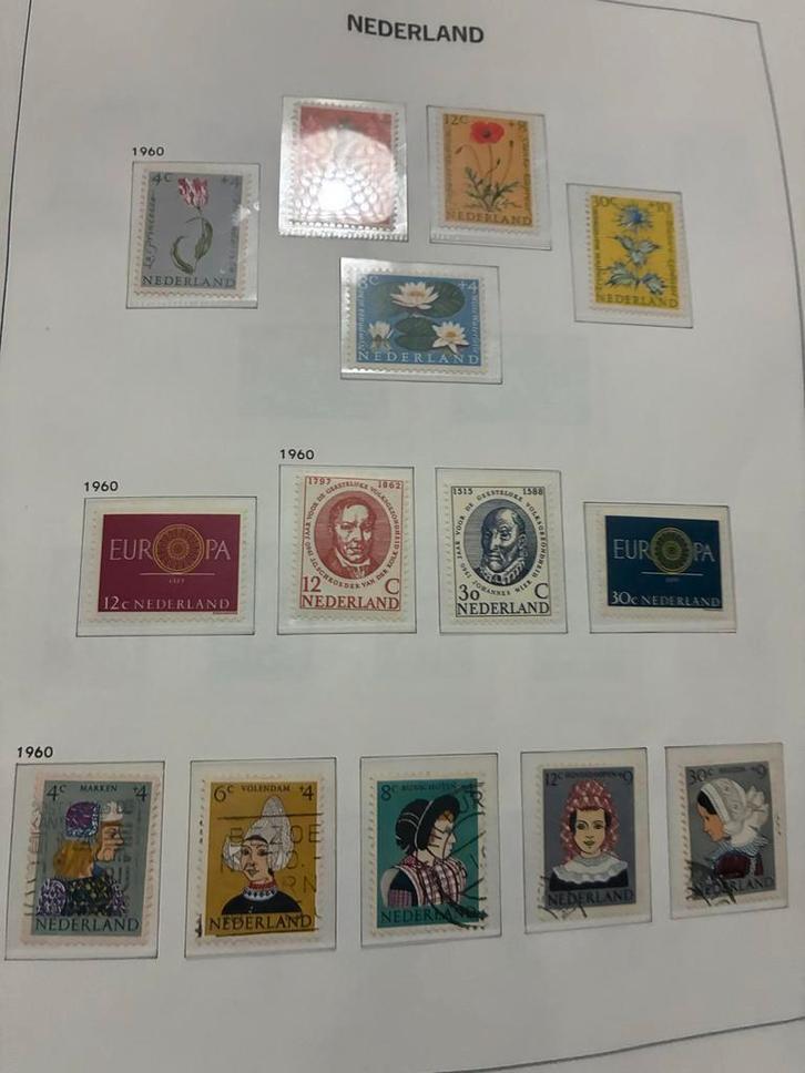 Postzegels Nederland in DAVO Album, Postzegels en Munten, Postzegels | Nederland, Gestempeld, Na 1940, Ophalen of Verzenden