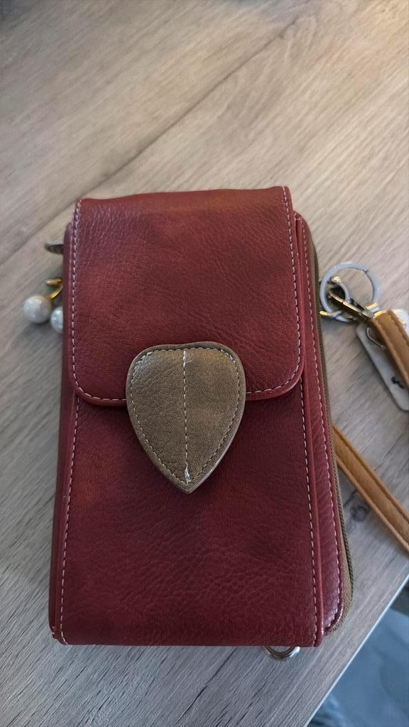 Gezocht hi di hi winter mobiele tasje / blauw / groen, Sieraden, Tassen en Uiterlijk, Tassen | Damestassen, Zo goed als nieuw