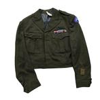 WWII US Officers Ike Jacket 3rd Army Named, Verzamelen, Ophalen of Verzenden, Amerika, Kleding of Schoenen
