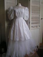 jaren 80 trouwjurk maat 34 nr RR 970 ger quin, Verzenden, Zo goed als nieuw, Wit, Trouwjurk