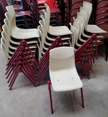 22 x pagholz schoolstoelen vintage Galvanitas cafe stoelen  beschikbaar voor biedingen