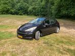 Peugeot 207 1.4 VTI 16V 5DRS 2007 Zwart airco trekhaak, Auto's, Peugeot, Voorwielaandrijving, Stof, Zwart, 1153 kg
