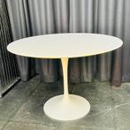 Knoll Saarinen tafel rond 107 cm wit laminaat, Huis en Inrichting, Tafels | Eettafels, Overige materialen, 100 tot 150 cm, 100 tot 150 cm