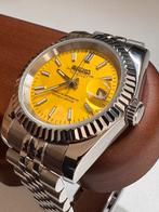 Heren mechanische horloge, Ophalen of Verzenden, Zo goed als nieuw, Staal, Overige merken